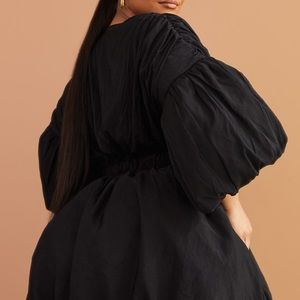 A black puffy dresses!